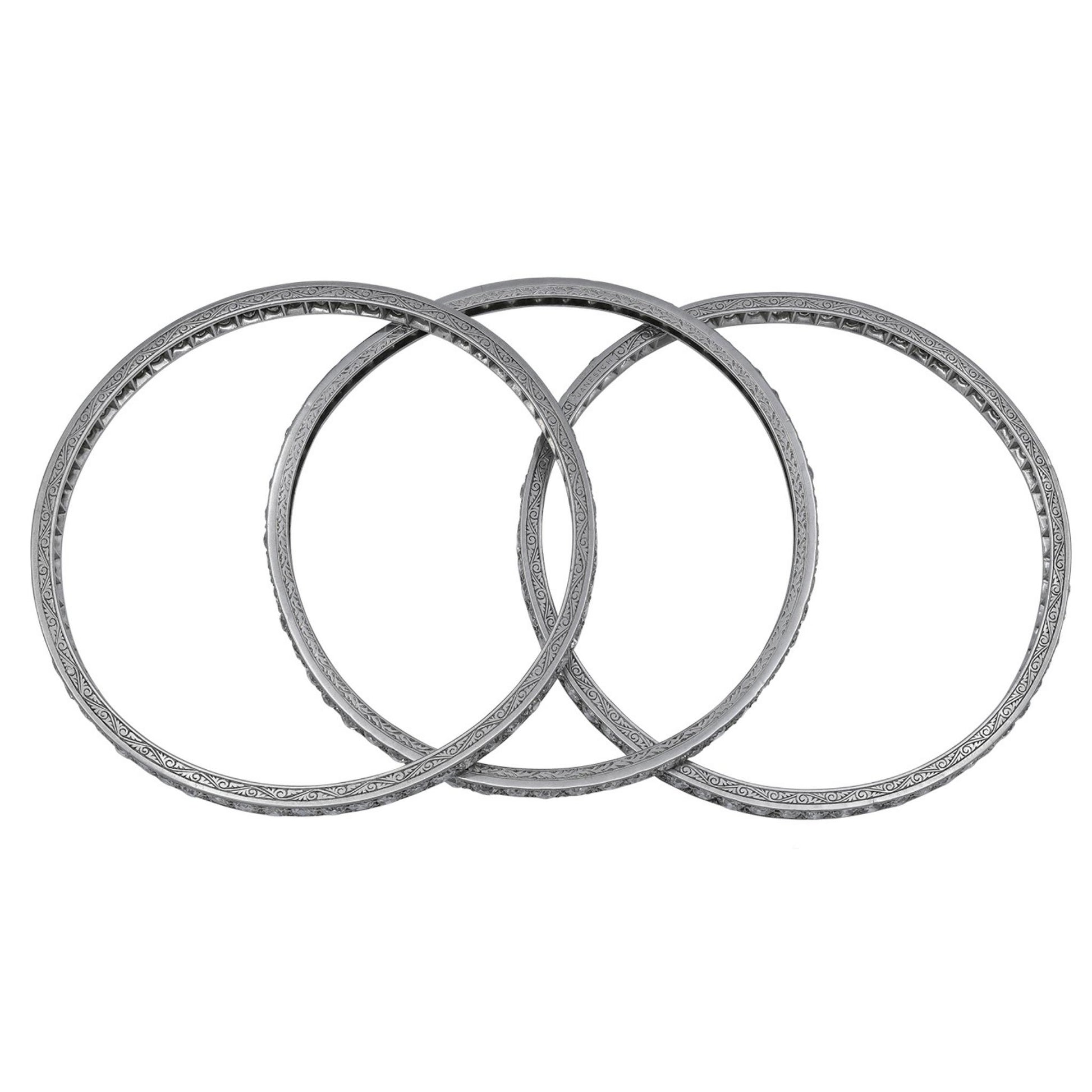 Janesich Three Diamond Bracelets