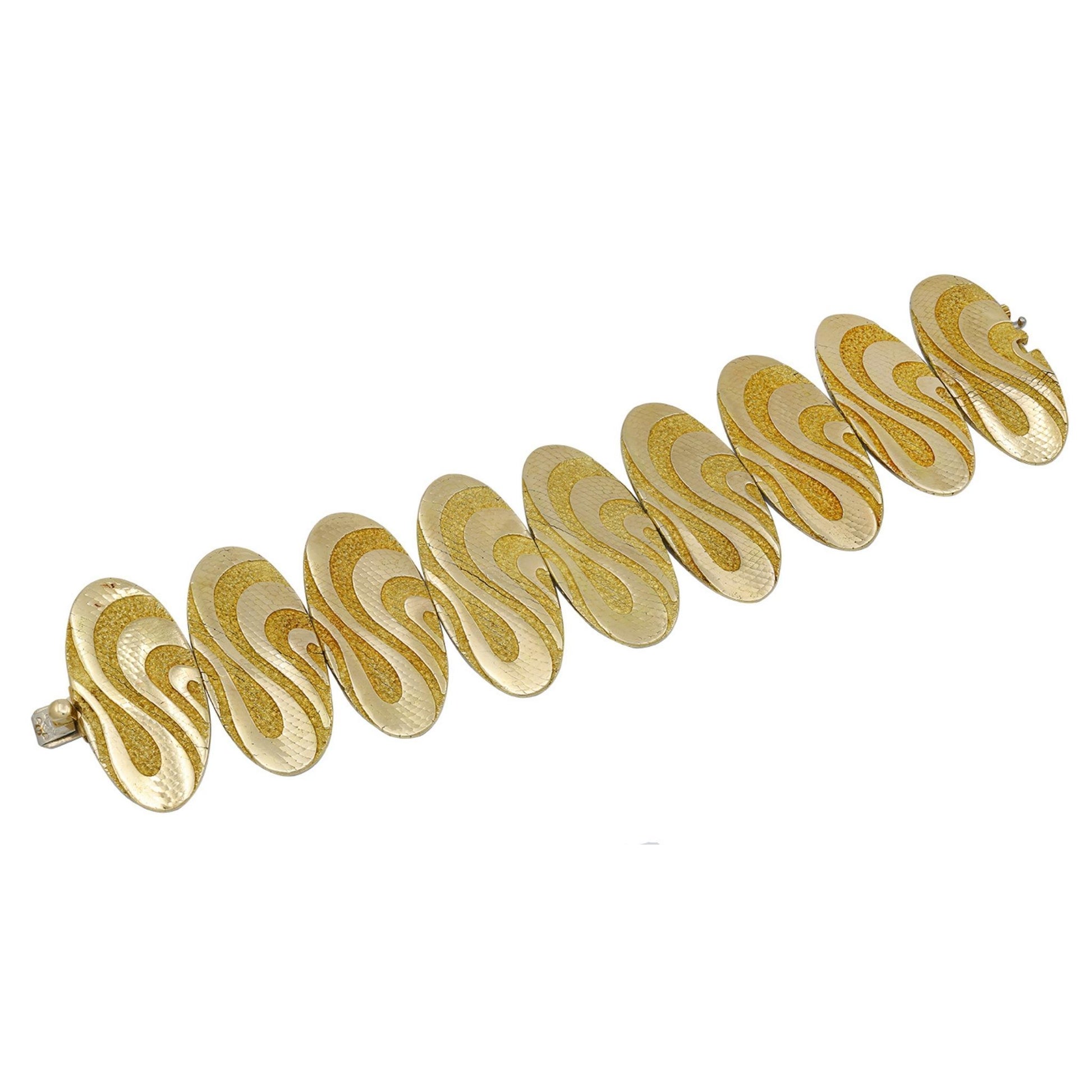 Georges Lenfant Van Cleef Waves Bracelet