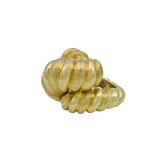 Paul Flato Jewelry Gold Rope Knot Ring
