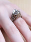 Antique Rose Cut Diamond Engagement Ring