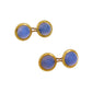 Antique French Blue Chalcedony Cufflinks