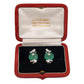 Chaumet Antique Emerald Diamond Earrings