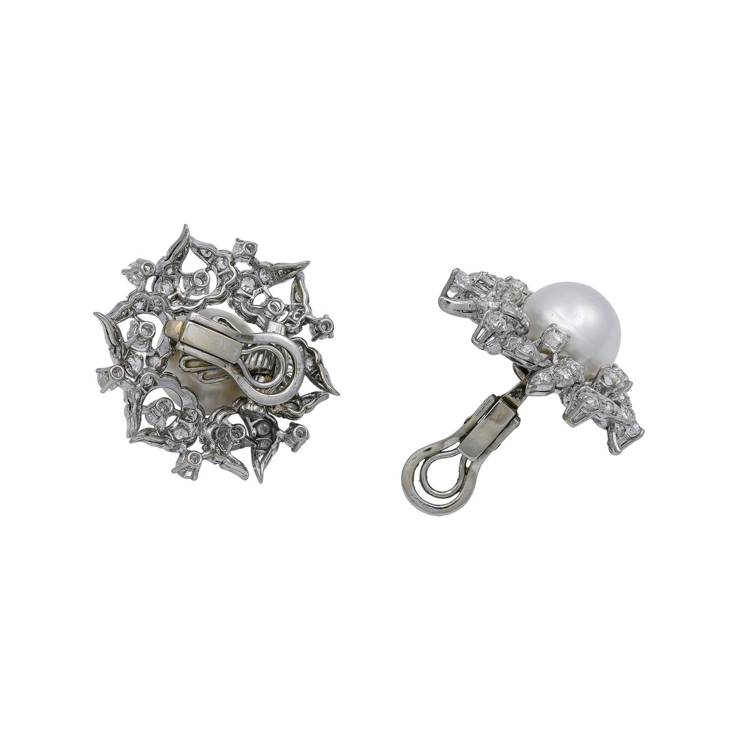 Petochi Pearl Diamond Earrings