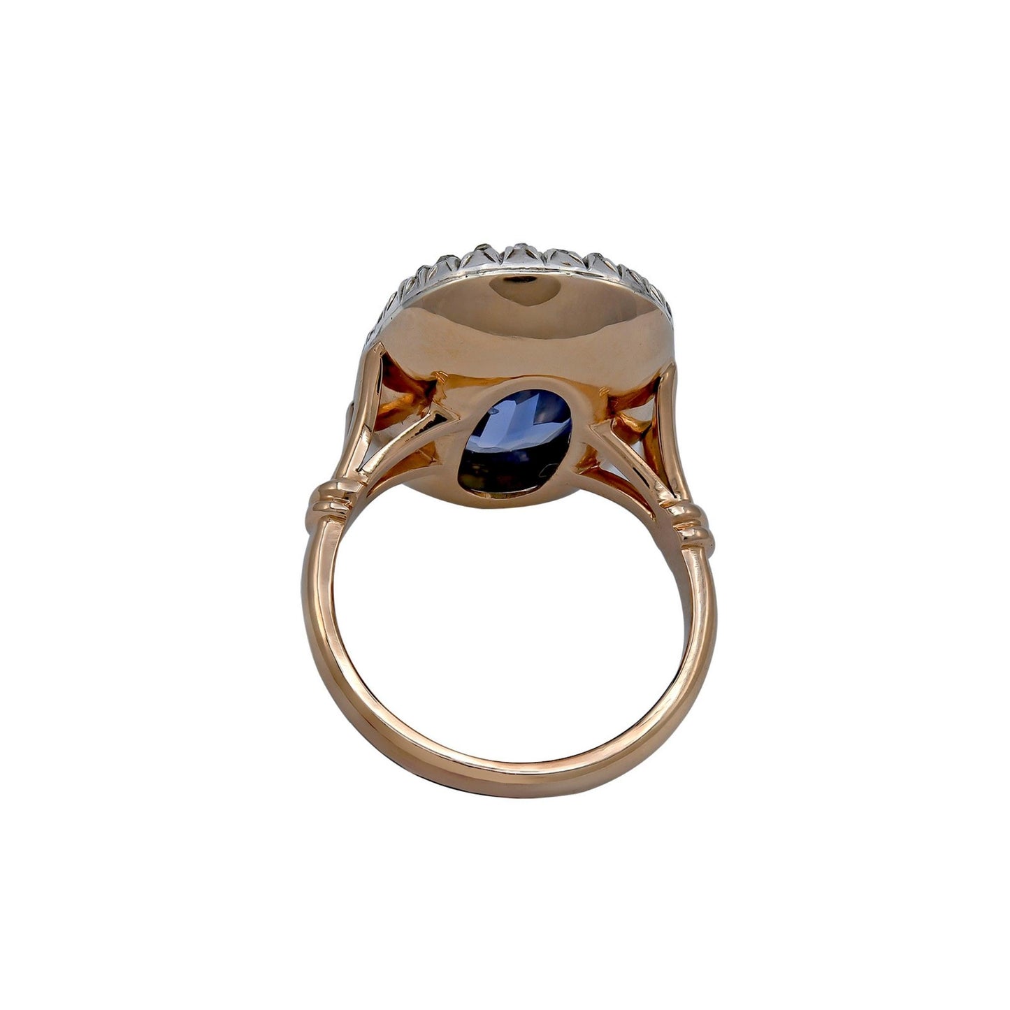 Ceylon Sapphire Diamond Ring