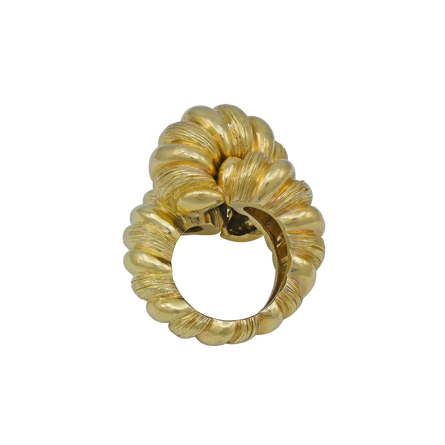 Paul Flato Jewelry Gold Rope Knot Ring